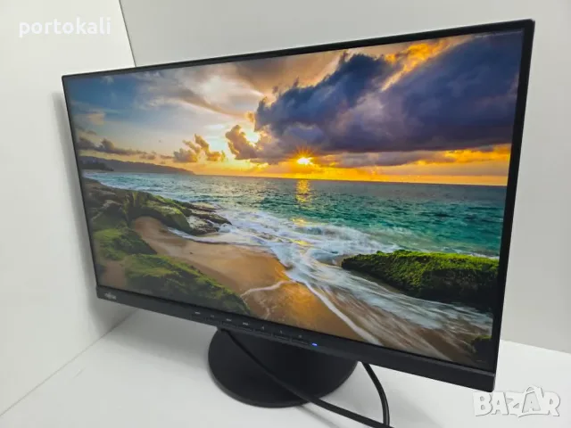+Гаранция! Монитор IPS HDMI Fujitsu B24-9 TS 23.8" инча, снимка 5 - Монитори - 55301601
