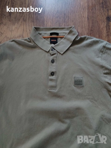 BOSS Orange Passenger slim fit polo shirt - страхотна мъжка тениска ХЛ, снимка 3 - Тениски - 55278849