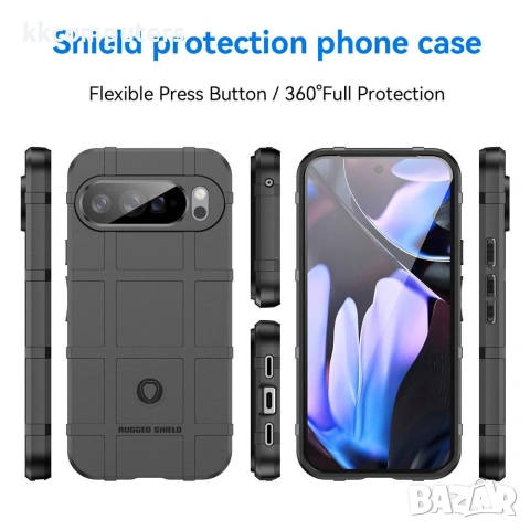 Google Pixel 10 Pro XL Калъф - Релефен, TPU, Анти-хлъзгащ, 3 цвята, снимка 10 - Резервни части за телефони - 55103474
