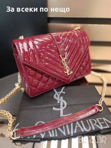 Yves Saint Laurent Дамска Чанта С Дълга Дръжка Синджир - Различни Цветове Код A1546, снимка 2 - Чанти - 55159128