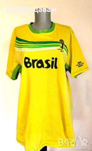 Спортна Тениска- Brasil FIFA World Cup- Foodball - Футбол