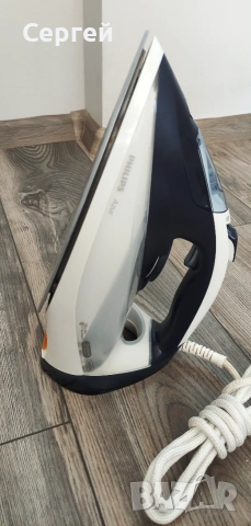 Парна ютия Philips Azur NL9206AD-4, 2400 W, Незалепваща гладеща плоча Steam Glide Plus, като ново