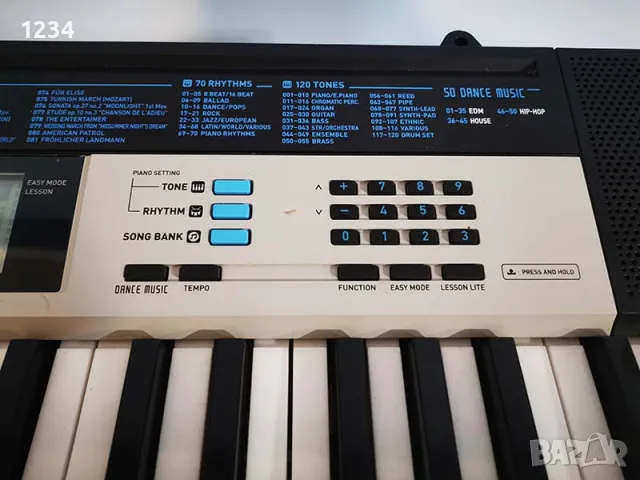 синтезатор клавир CASIO LK-136 пиано с плътни светещи клавиши 5 октави, снимка 9 - Синтезатори - 55664519