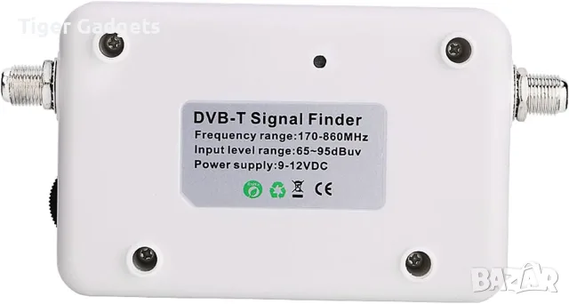 Цифров измервател на TV сигнал за ефирна антена, DVB-T/T2 Signal Finder, снимка 4 - Приемници и антени - 55574551