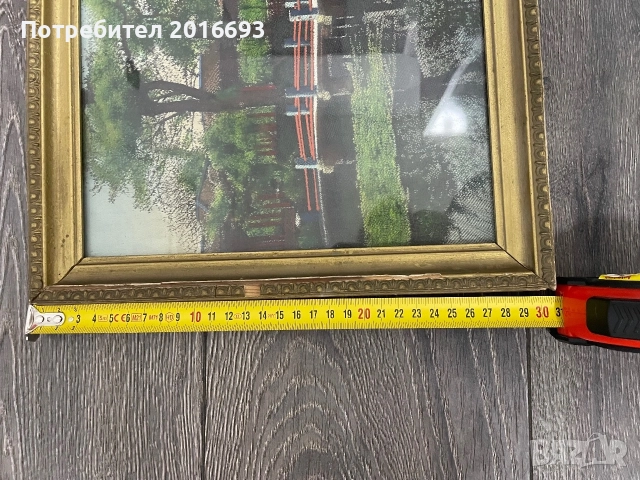 Красив стар гоблен., снимка 7 - Гоблени - 55513396