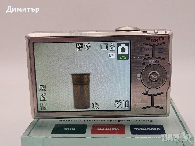 Canon IXUS 90 IS digital photo camera 10MP дигитален фотоапарат камера с батерия и мемори карта , снимка 7 - Фотоапарати - 54734342