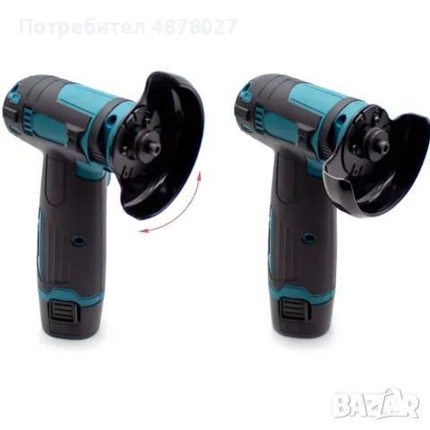 Безчетков ъглошлайф 12V - прецизно рязане и шлайфане, снимка 3 - Ъглошлайфи - 55419914