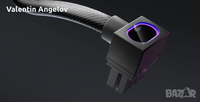Захранващ 8PIN GPU Extension ARGB 90 градуса за GIGABYTE Radeon RX 9070 XT GAMING - 3 броя, снимка 7 - Кабели и адаптери - 54669116