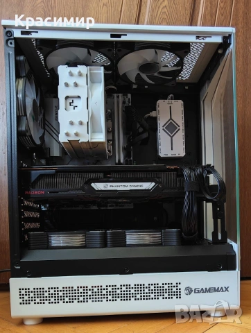 Геймърски компютър Ryzen 5 7500f, AMD Radeon 6800xt,32gb ddr5,1tb nvme, снимка 3 - Геймърски - 53140981