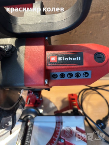 Einhell TC-MS 2112 - Настолен циркуляр 1600W 210mm , снимка 3 - Триони и циркуляри - 55086902