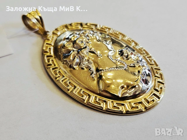 Златна висулка 4.28гр 02872-26/3, снимка 2 - Колиета, медальони, синджири - 54741719