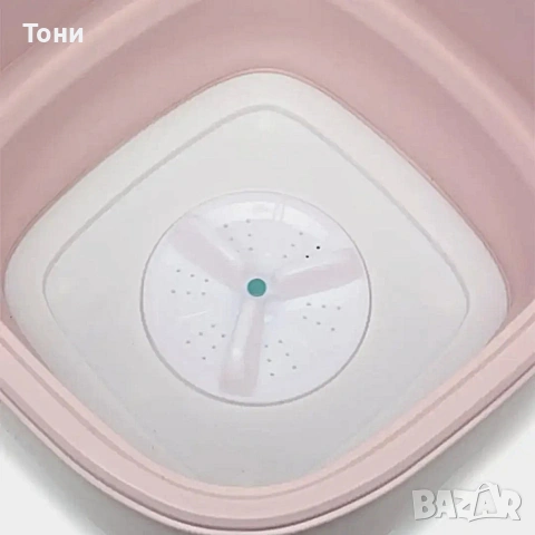 Мини сгъваема пералня с центрофуга – Компактна, мощна и идеална за всеки дом или пътуване - 12 литра, снимка 10 - Перални - 54140196