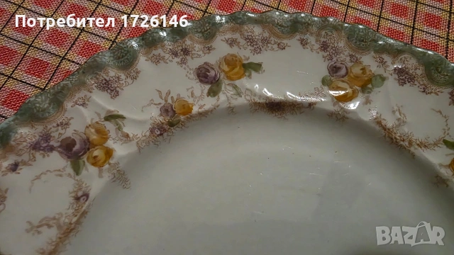 Порцеланови чинии 2 бр марка Castle and Lion на Bridgwoods China, снимка 4 - Чинии - 54003907