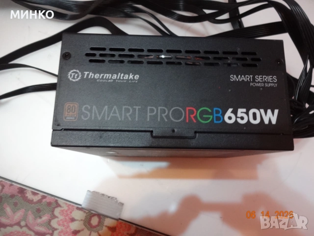 Thermaltake Smart Pro RGB 650W, снимка 5 - Захранвания и кутии - 54904658
