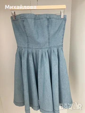 Дънкова рокля на Levi's, нова, размер M, снимка 6 - Рокли - 55576818