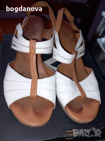 Летни сандали от естествена кожа, номер 40