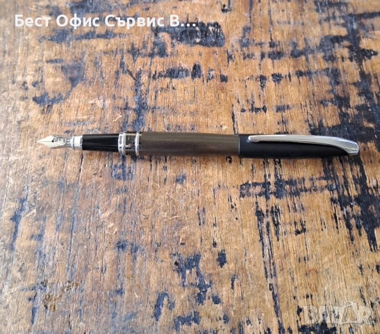 писалка Cerruti 1881 Черути Abbey Diamond Gun черен мат с диамантено гравиран корпус в кутия, снимка 4 - Ученически пособия, канцеларски материали - 54792242