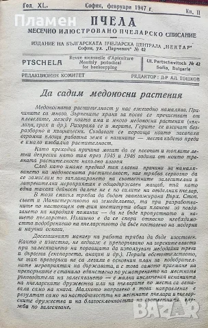 Пчела. Кн. 1-12 / 1947, снимка 2 - Антикварни и старинни предмети - 55327193