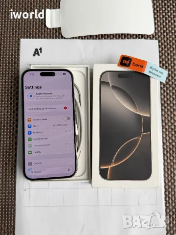 24М ГАР!🔥 iPhone 16 Pro Лизинг от 30€/мес Natural Titanium КАТО НОВ❗️128Gb❗️, снимка 10 - Apple iPhone - 55457630
