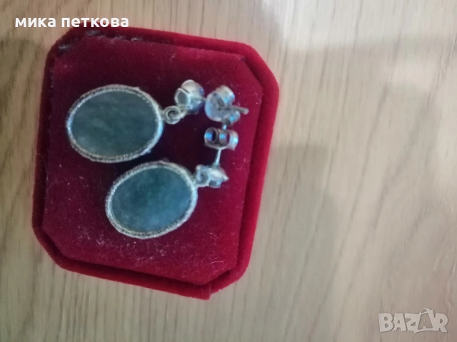 стари сребърни обеци, снимка 3 - Обеци - 33558999