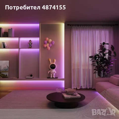 Smart LED лента 2 метра + WiFi, снимка 4 - Лед осветление - 55493288