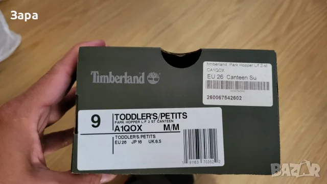 нови кожени сандали Timberland, 26ти номер, снимка 4 - Детски сандали и чехли - 55481036