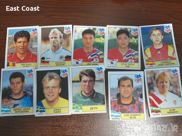 Голям лот емблеми и стикери/отрезки Panini Световно 94-та и 98-ма, Европейско 96-та, снимка 8 - Фен артикули - 54995647