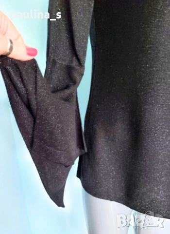 Три различни броя / Луксозна блуза с ламе и с цветя "Melanie lyne", "SNO skins" и България , снимка 6 - Туники - 36537131