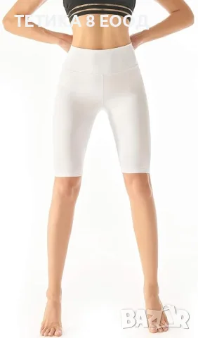 FASHION BOUTIQUE Beelu – Дамски спортен клин 3/4 с висока талия за йога, фитнес и бягане, снимка 2 - Клинове - 55358961