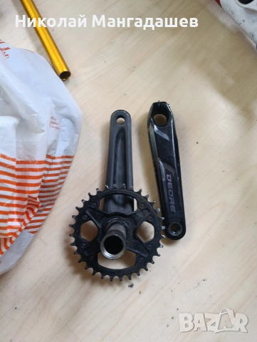 курбели Shimano Deore m6100 32T със защитно фолио, снимка 5 - Велосипеди - 54676095