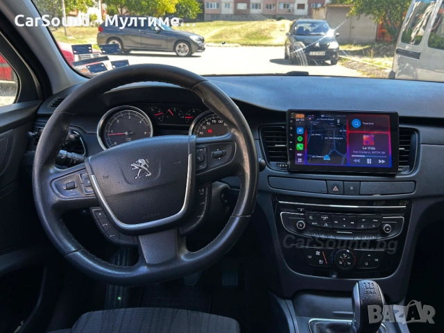 Peugeot 508 - 9" Android 15 Мултимедия Пежо 508 11-18 Навигация Андроид, снимка 2 - Аксесоари и консумативи - 48673497