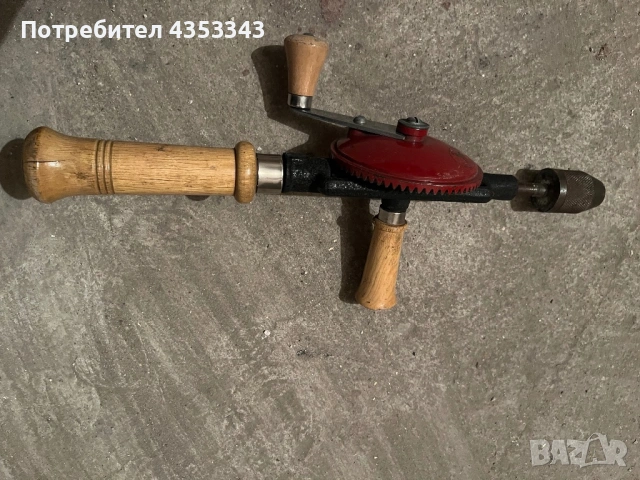 Ръчна дрелка, снимка 3 - Антикварни и старинни предмети - 54413925