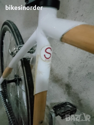 Бамбуков Органик Байк 28" фикси/сингъл , снимка 6 - Велосипеди - 54153358
