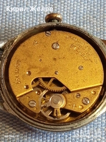 Стар механичен часовник KIENZLE GERMANY рядък за КОЛЕКЦИЯ 54395, снимка 6 - Антикварни и старинни предмети - 54118343