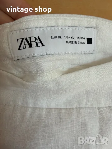 Мъжки бермуди Zara(къси панталони) 100 % лен, размер XL, снимка 9 - Къси панталони и бермуди - 55323643
