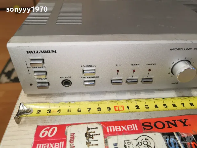 PALLADIUM MICRO LINE 2000A-ВНОС GERMANY 1008260942L4, снимка 7 - Ресийвъри, усилватели, смесителни пултове - 55610118