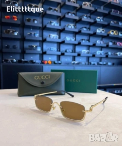 очила с черен обикновен калъф и ув защита chanel cartier Gucci, снимка 9 - Слънчеви и диоптрични очила - 54906041