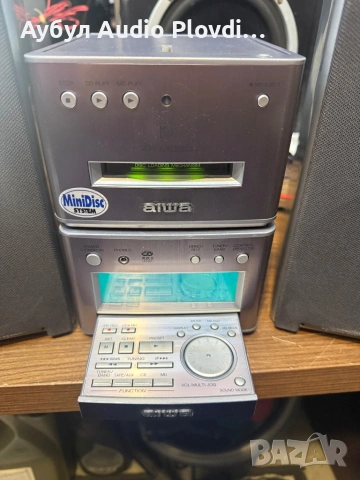 AİWA HR-MD90EZ MD-CD TUNER STREO Mini System , снимка 8 - Аудиосистеми - 54106762