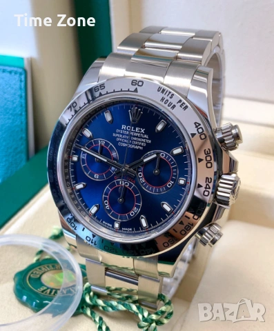 Rolex Cosmograph Daytona 40mm White Gold Grey Dial Automatic Различни Варианти, снимка 13 - Мъжки - 54042817