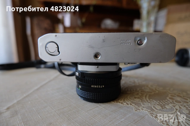 Canon FT QL & Canon FD 50mm F1.8 Lens. Canon FD Mount, снимка 7 - Фотоапарати - 54552274
