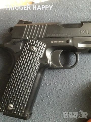 Метален Airsoft пистолет Browning 1911 ,Spring Type , снимка 3 - Въздушно оръжие - 54822253