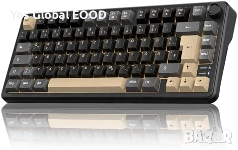 Безжична механична клавиатура 81 клавиша RGB Hot Swap