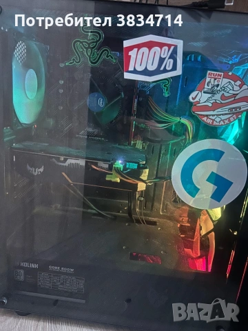 Геймърски компютър ASUS / Intel i5 / GTX 1650, снимка 2 - Геймърски - 54031610