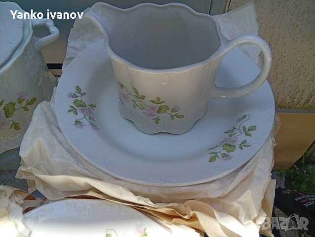 Порцелан БГ сервиз 24части нов, снимка 3 - Сервизи - 54855635