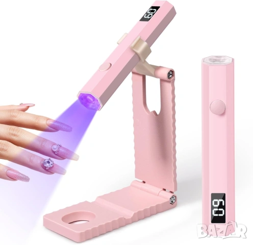 UV LED лампа за нокти, със стойка 
