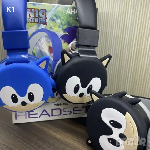Безжични bluetooth слушалки Соник с вграден микрофон, Sonic headset, снимка 5 - Bluetooth слушалки - 55485860