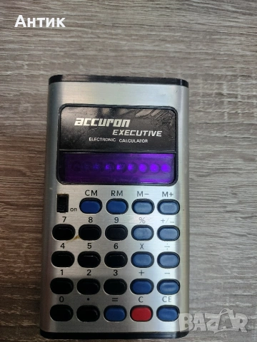 Винтидж електронен калкулатор Accuron Executive