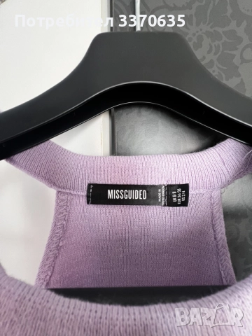 Дамска рокля в светло лилаво, Missguided, снимка 2 - Рокли - 55509996