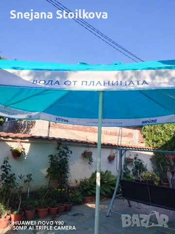 Чадър за заведение, снимка 2 - Градински мебели, декорация  - 55074546