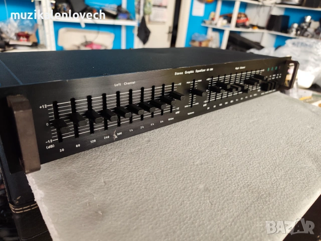 Stereo Graphic Equalizer GE-206 made in JAPAN 1980 /HI-Fi графичен еквилайзер/, снимка 3 - Ресийвъри, усилватели, смесителни пултове - 54945813